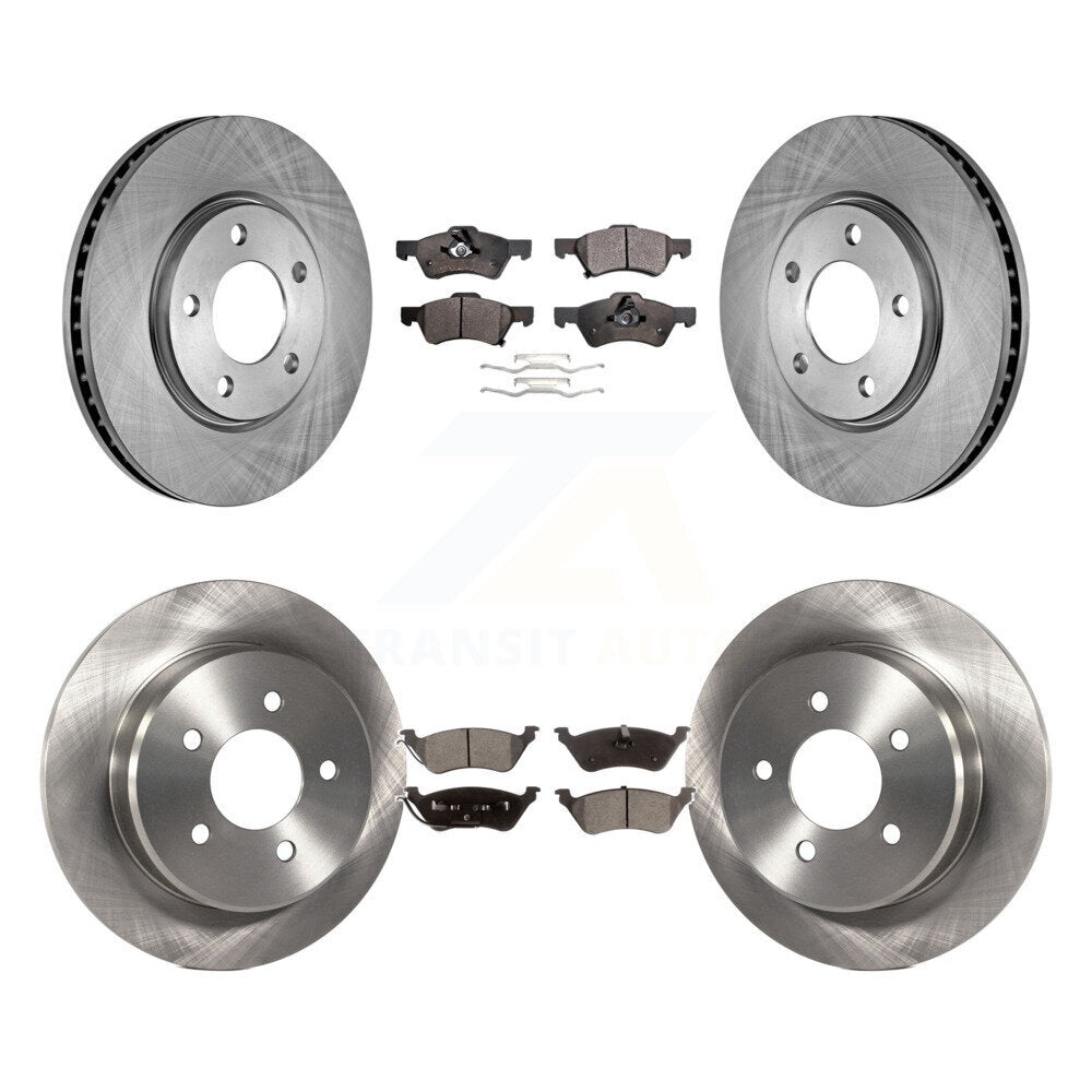 Kit de plaquettes de frein semi-métalliques pour Rotors de frein avant et arrière, pour Dodge Grand Caravan Chrysler