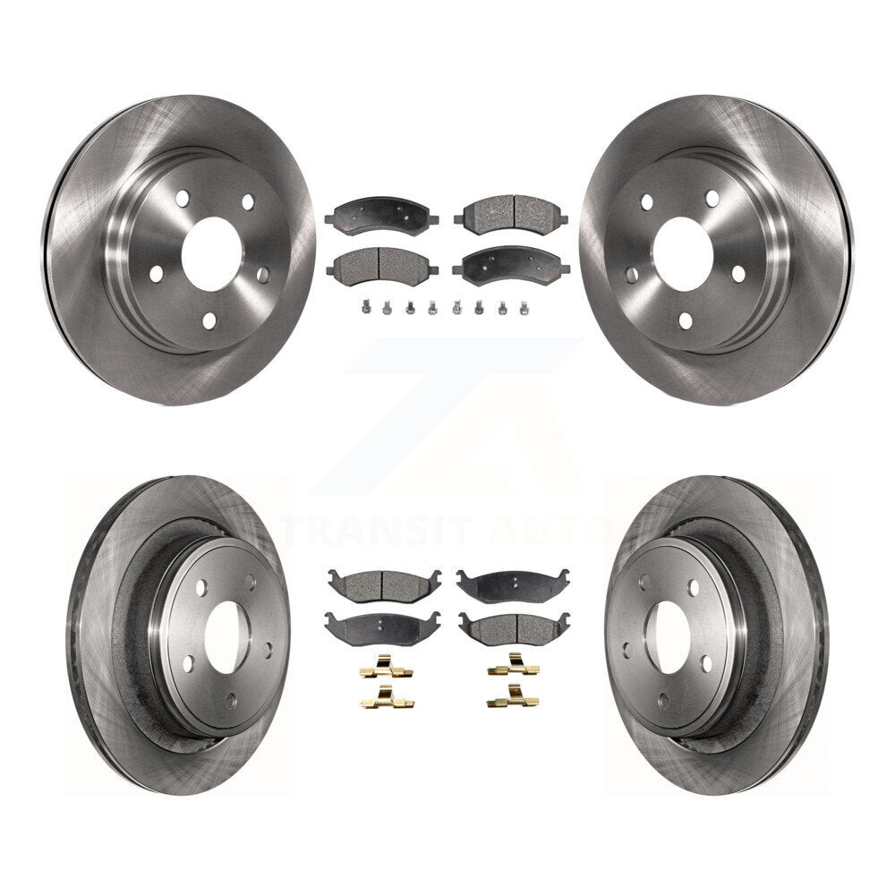 Kit de plaquettes semi-métalliques de Rotor de frein avant et arrière, pour Ram 1500 Classic Dodge Chrysler