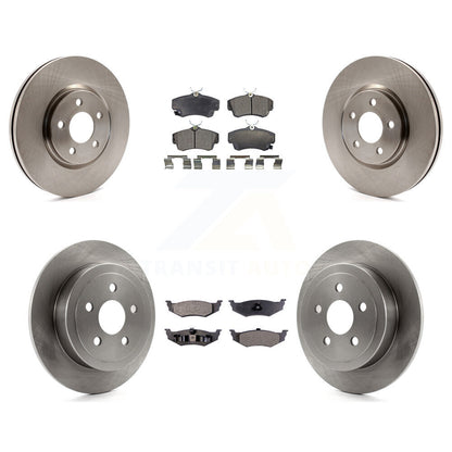 Kit de rotors de frein à disque avant et arrière et plaquettes semi-métalliques pour Chrysler PT Cruiser