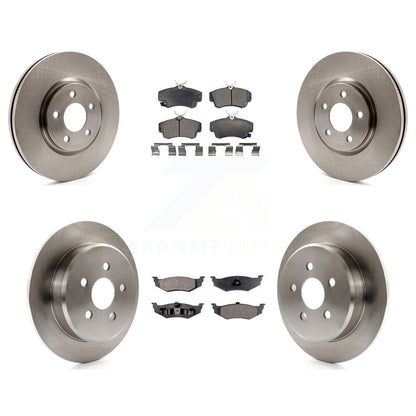 Kit de rotors de frein à disque avant et arrière et plaquettes semi-métalliques pour Chrysler PT Cruiser
