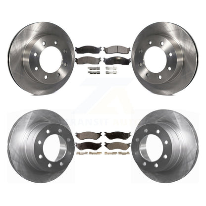 Rotor de frein à disque avant et arrière et Kit de plaquettes semi-métalliques pour Dodge Ram 1500 3500 250