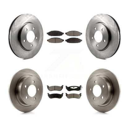 Kit de rotor de frein avant et arrière et plaquettes semi-métalliques pour Chrysler Pacific 2004-2008