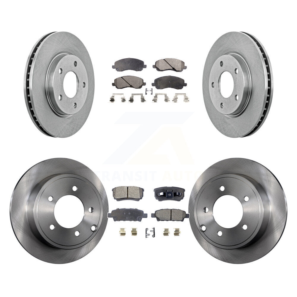 Kit de plaquettes semi-métalliques de Rotor de frein avant et arrière, pour Mitsubishi Lancer Dodge Calibe