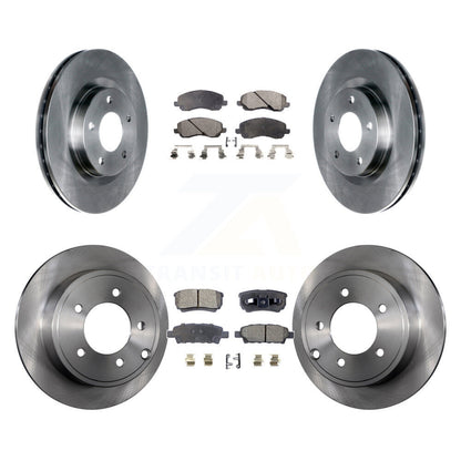 Kit de plaquettes de frein semi-métalliques pour Rotors de frein avant et arrière, pour Jeep Patriot Compass Dodge 20