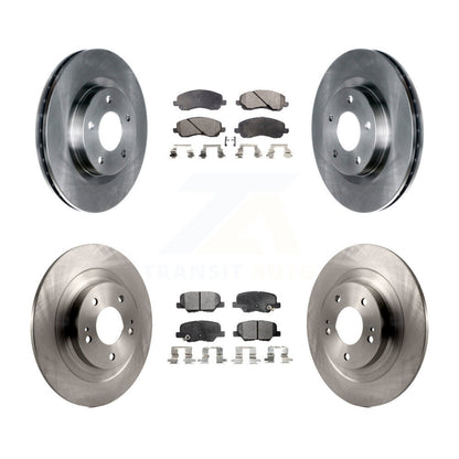 Kit de plaquettes de frein semi-métalliques pour Rotors de frein avant et arrière, pour Mitsubishi RVR Outlander Spor