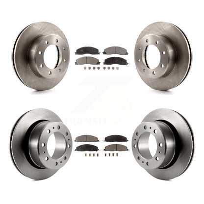 Rotor de frein à disque avant et arrière et Kit de plaquettes semi-métalliques pour Ram 3500 2500 1500 Dodge