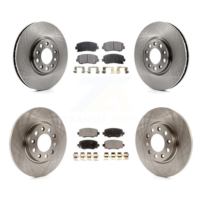 Kit de disques de frein à disque avant et arrière et plaquettes semi-métalliques pour Chrysler 200