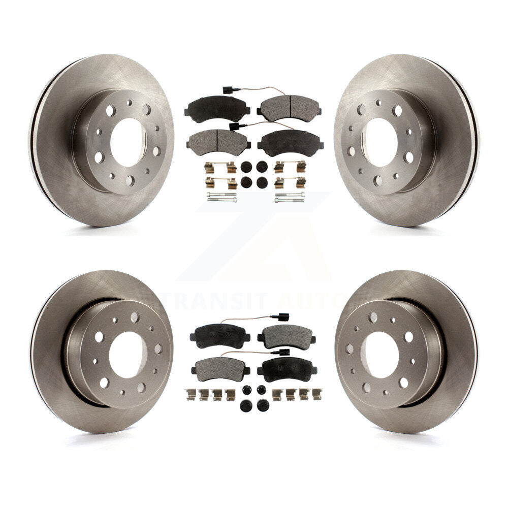 Rotors de frein avant et arrière et Kit de plaquettes semi-métalliques pour Ram ProMaster 2500 3500 150