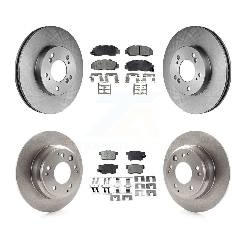 Kit de rotor de frein avant et arrière et plaquettes semi-métalliques pour Honda Odyssey Acura Legend R