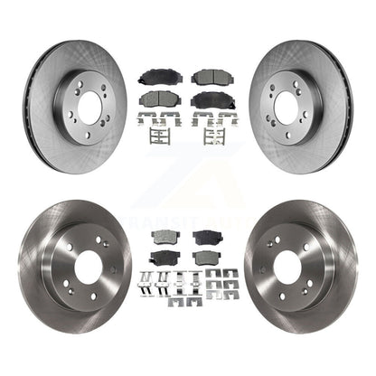 Rotors de frein à disque avant et arrière et kit de plaquettes semi-métalliques pour Honda Prelud 1997-2001