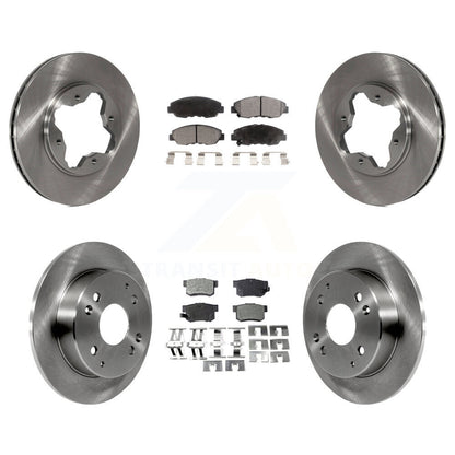 Rotors de frein à disque avant et arrière et Kit de plaquettes semi-métalliques pour Honda Accord Acura C