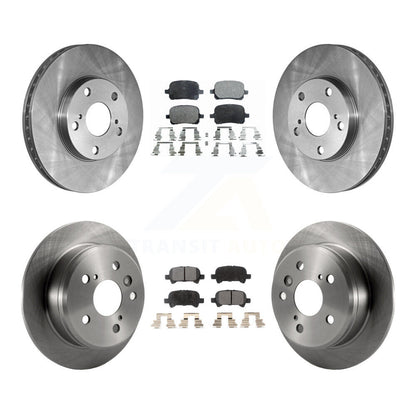Kit de rotors de frein à disque avant et arrière et plaquettes semi-métalliques pour Toyota Camry Solara