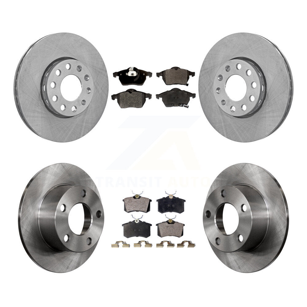 Kit de plaquettes semi-métalliques de Rotor de frein à disque avant et arrière, pour Volkswagen Passat FW 1999