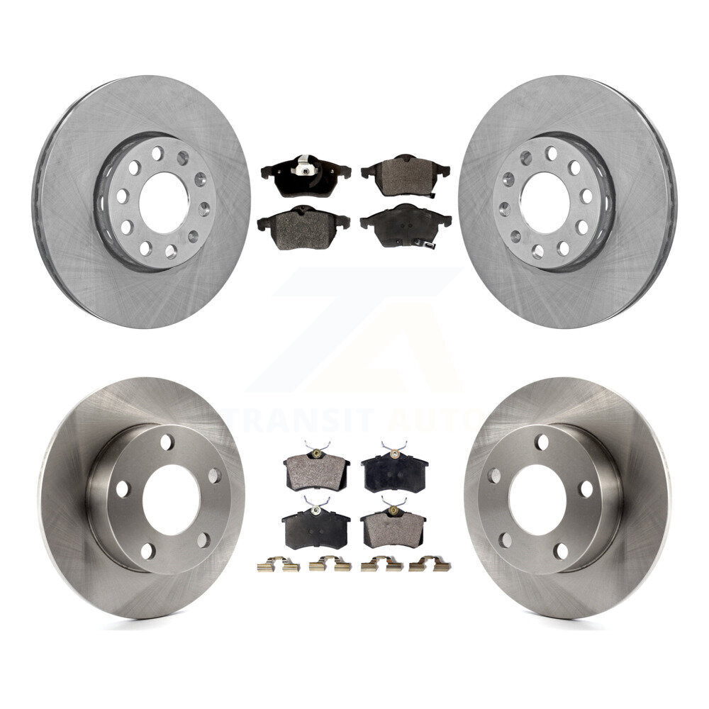 Kit de plaquettes semi-métalliques de Rotor de frein à disque avant et arrière, pour Volkswagen Passat AW 1999