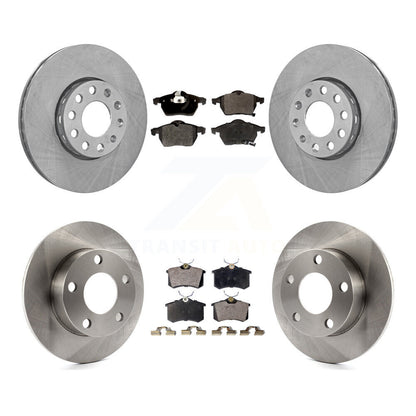 Kit de plaquettes semi-métalliques de Rotor de frein à disque avant et arrière, pour Volkswagen Passat AW 1999