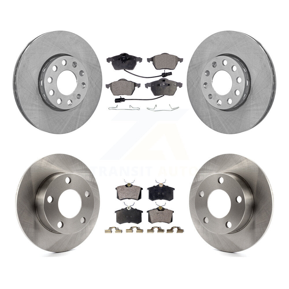 Kit de plaquettes de frein à disque semi-métalliques avant et arrière, pour Volkswagen Passat Audi A