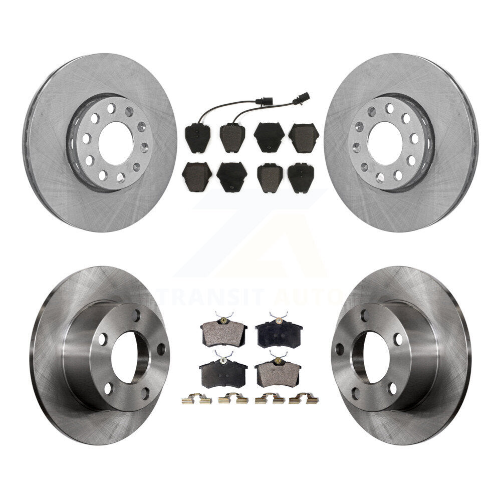 Kit de plaquettes semi-métalliques de Rotor de frein à disque avant et arrière, pour Volkswagen Passat FW 2002