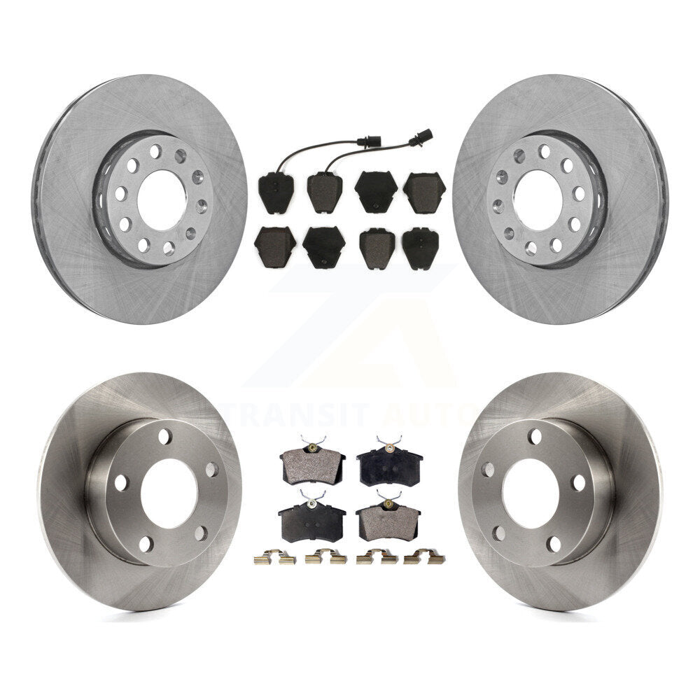 Kit de plaquettes semi-métalliques de Rotor de frein avant et arrière, pour Volkswagen Passat AWD avec 2.8