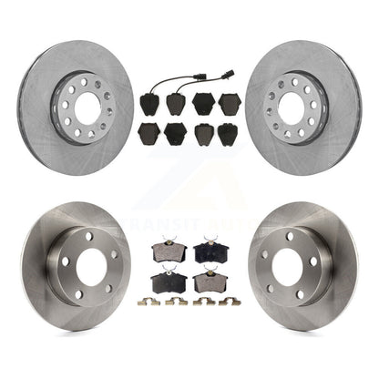 Kit de plaquettes semi-métalliques de Rotor de frein avant et arrière, pour Volkswagen Passat AWD avec 2.8
