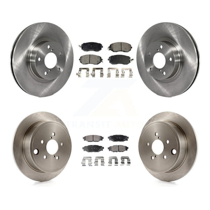Kit de rotors de frein à disque avant et arrière et plaquettes semi-métalliques pour Subaru Impreza