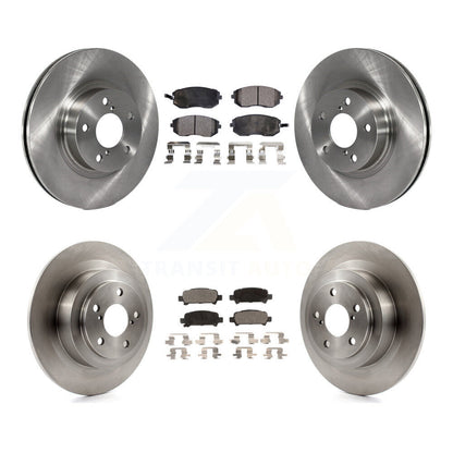 Kit de disques de frein à disque avant et arrière et plaquettes semi-métalliques pour Subaru Legacy