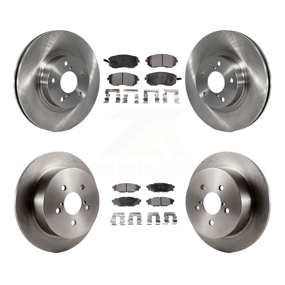 Kit de rotors de frein avant et arrière et plaquettes semi-métalliques pour Subaru Legacy i/Limite 2005