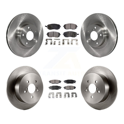 Kit de rotors de frein avant et arrière et plaquettes semi-métalliques pour Subaru Legacy i/Limite 2005