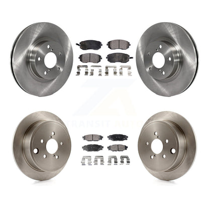 Kit de rotors de frein à disque avant et arrière et plaquettes semi-métalliques pour Subaru Impreza
