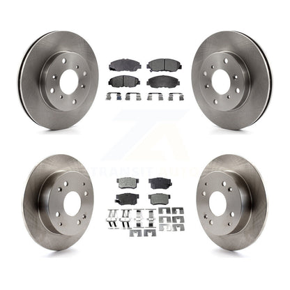 Rotors de frein avant arrière et Kit de plaquettes semi-métalliques pour Honda Accord berline avec 2.3