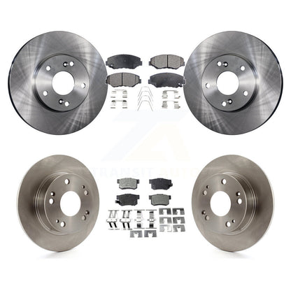 Kit de rotors de frein à disque avant et arrière et plaquettes semi-métalliques pour Honda Accord