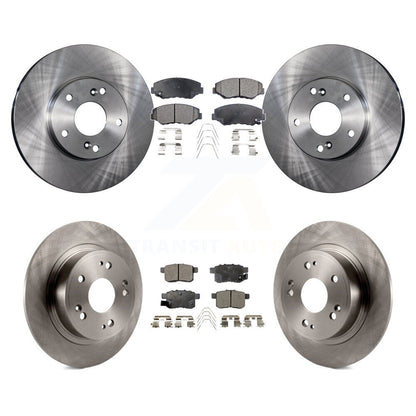 Kit de rotors de frein à disque avant et arrière et plaquettes semi-métalliques pour Honda Accord