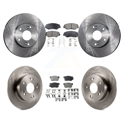 Kit de rotors de frein à disque avant et arrière et plaquettes semi-métalliques pour Honda Accord