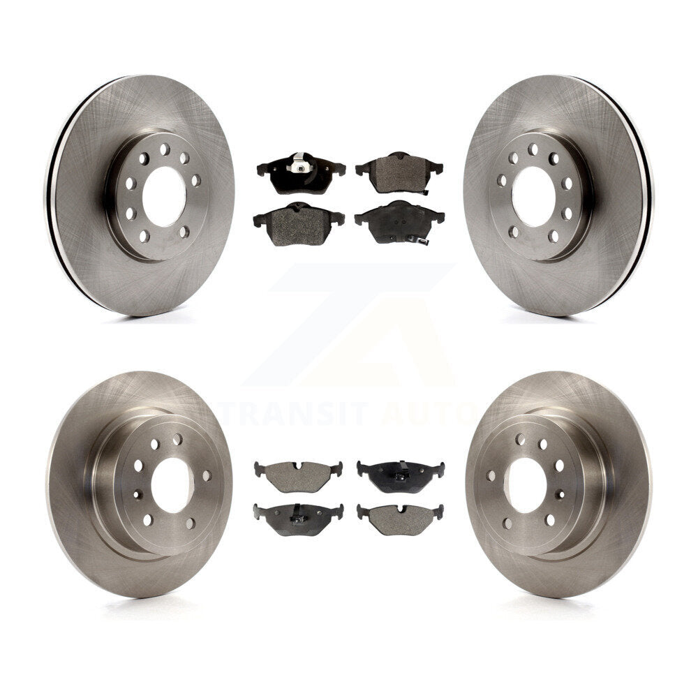Kit de disques de frein à disque avant et arrière et plaquettes semi-métalliques pour Saab 9-5 K8F-101058