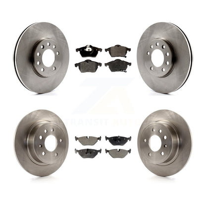 Kit de disques de frein à disque avant et arrière et plaquettes semi-métalliques pour Saab 9-5 K8F-101058