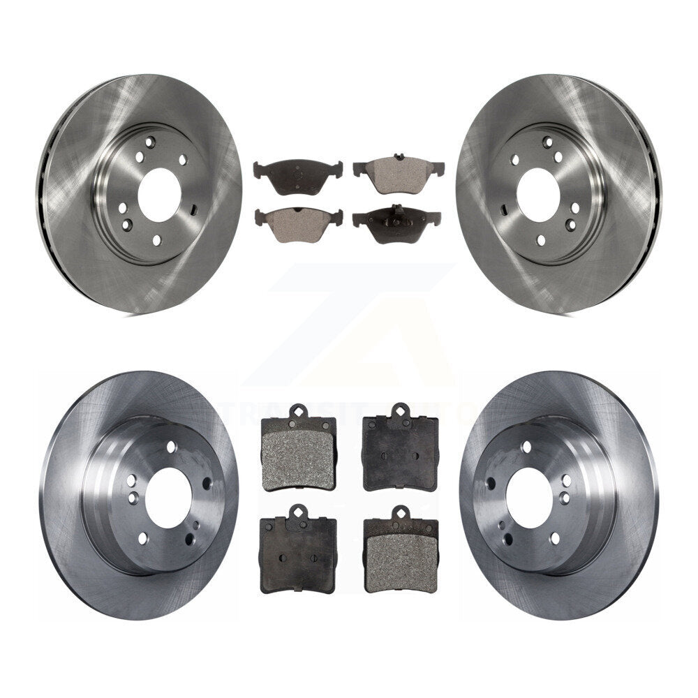 Rotors de frein à disque avant et arrière, Kit de plaquettes semi-métalliques pour Chrysler Crossfire SLK32