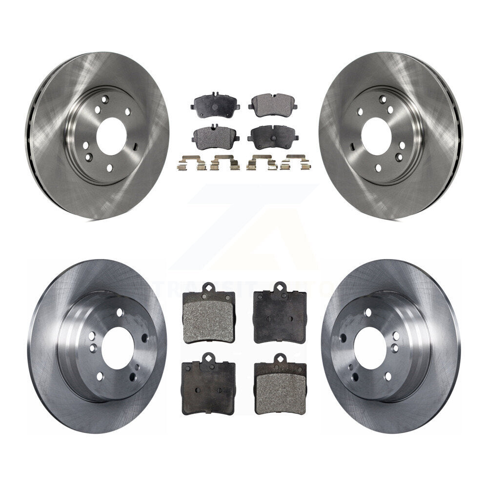 Kit de rotor de frein avant et arrière et plaquettes semi-métalliques pour Mercedes-Benz SLK280 SLK30