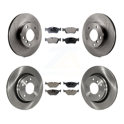 Kit de rotors de frein à disque avant et arrière et plaquettes semi-métalliques pour BMW 328i 328is