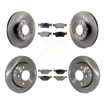 Kit de rotors de frein à disque avant et arrière et plaquettes semi-métalliques pour BMW 323i 328i 323Ci