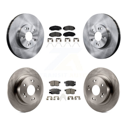 Kit de rotor de frein à disque avant et arrière et plaquettes semi-métalliques pour Honda Accord Acura TS