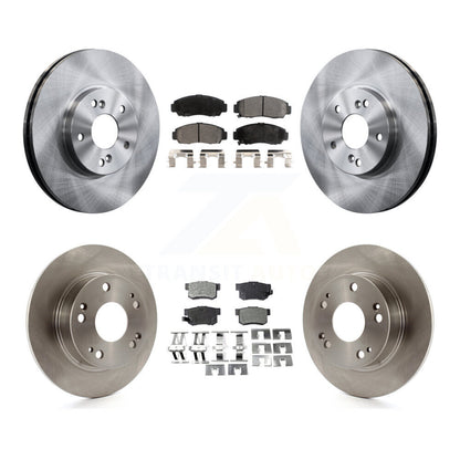 Kit de rotor de frein à disque avant et arrière et plaquettes semi-métalliques pour Honda Accord Acura TS