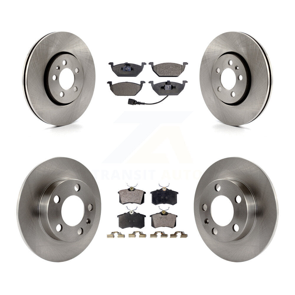 Kit de plaquettes de frein semi-métalliques pour disques de frein avant et arrière, pour Volkswagen Golf 2.0 2000 – 2001