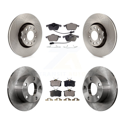 Kit de disques de frein à disque avant et arrière et plaquettes semi-métalliques pour Audi A6 K8F-101090