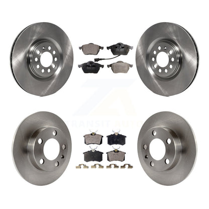 Kit de rotors de frein à disque avant et arrière et plaquettes semi-métalliques pour Audi TT 2000-2006
