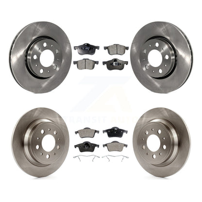 Kit de rotor de frein à disque avant et arrière et plaquettes semi-métalliques pour Volvo S60 XC70 V70 S8