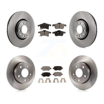 Kit de rotor de frein à disque avant et arrière et plaquettes semi-métalliques pour Saturn Astr 2008-2009