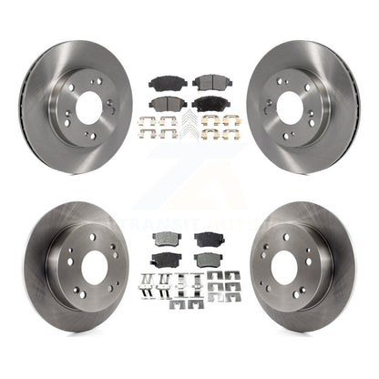 Rotors de frein à disque avant et arrière et Kit de plaquettes semi-métalliques pour Honda Civic Acura RS