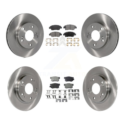 Kit de rotors de frein à disque avant et arrière et plaquettes semi-métalliques pour Honda CR-2011-2015