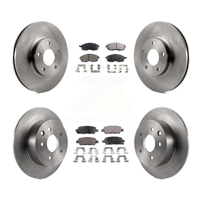 Kit de disques de frein à disque avant et arrière et plaquettes semi-métalliques pour Nissan Altima