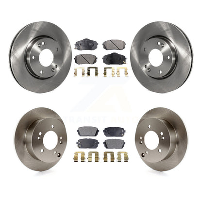 Kit de disques de frein à disque avant et arrière et plaquettes semi-métalliques pour Kia Rondo 2010 – 2012