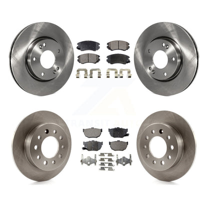 Kit de rotors de frein à disque avant et arrière et plaquettes semi-métalliques pour Hyundai Tiburon